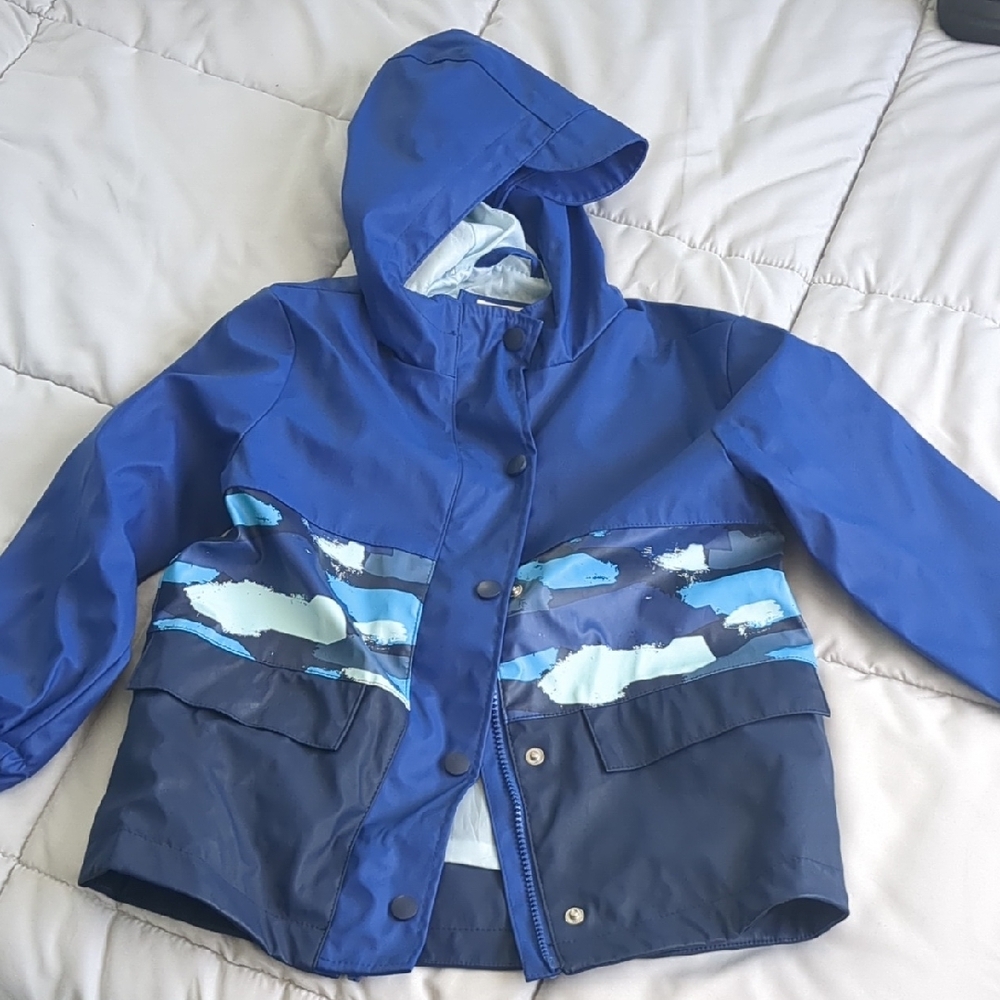 Children's Blue Rain Jacket Size XS